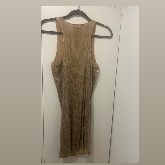 Sequin Michael Kors Gold Sequin Dress - Picture 3 of 3